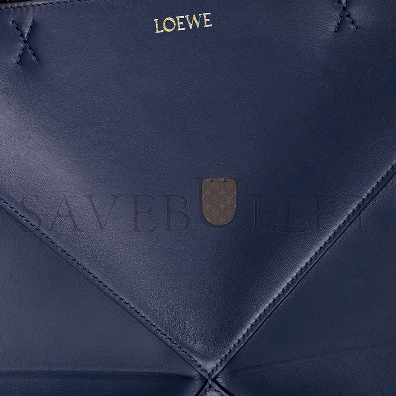 L0ew* medium puzzle fold tote in shiny calfskin a657g50x01 06 (31.5*25.5*14.5cm)